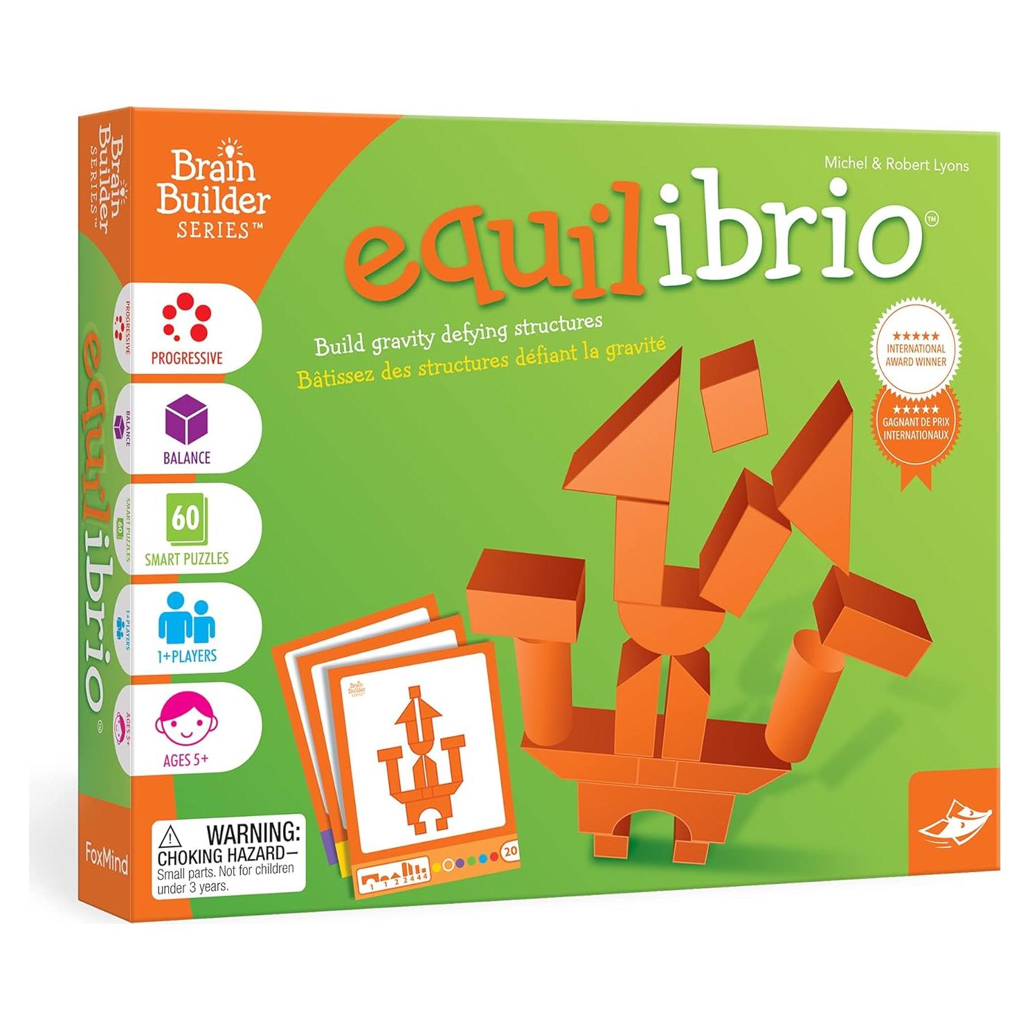 Juego de Lógica Espacial Foxmind Equilibrio 60 Puzzles 5+