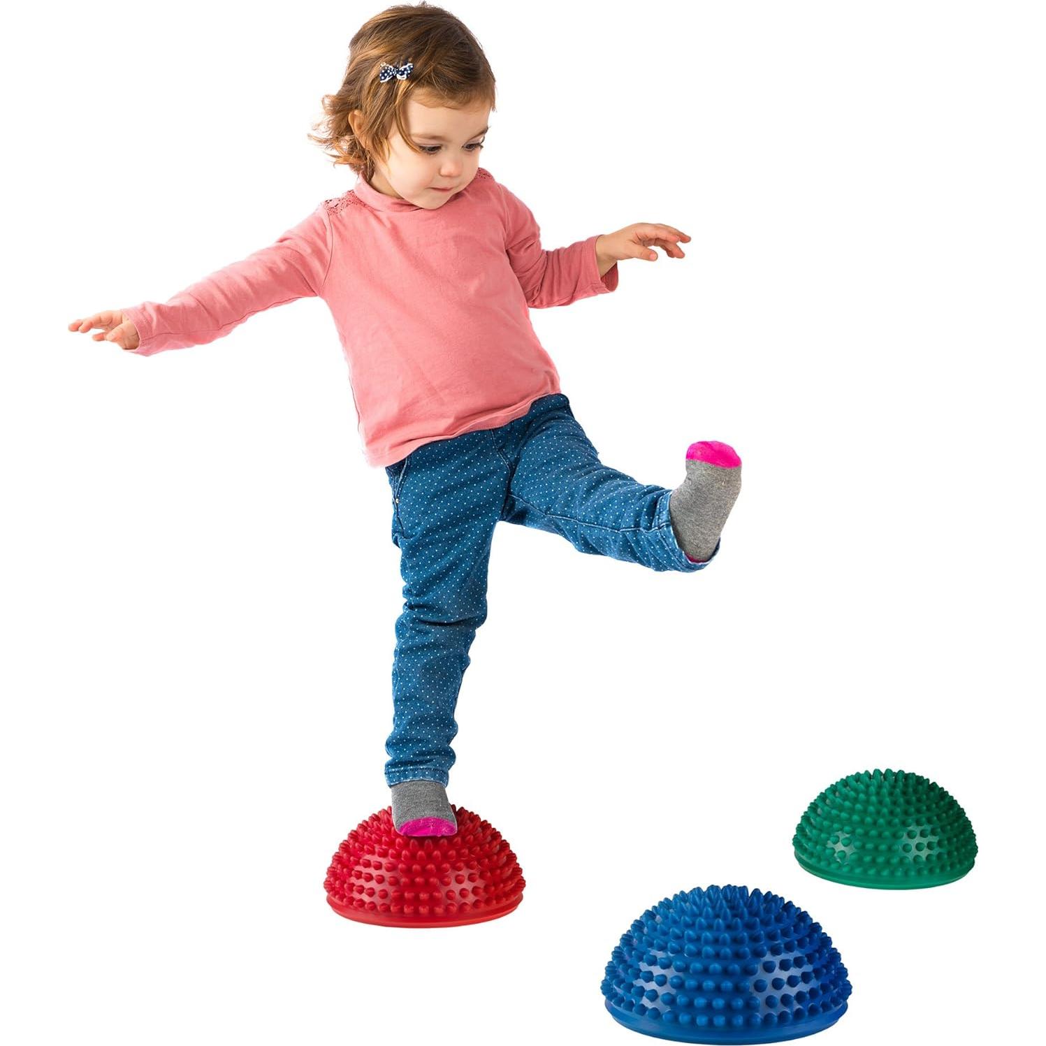 Set de 6 Podios de Equilibrio Hey! Play! Estilo Erizo