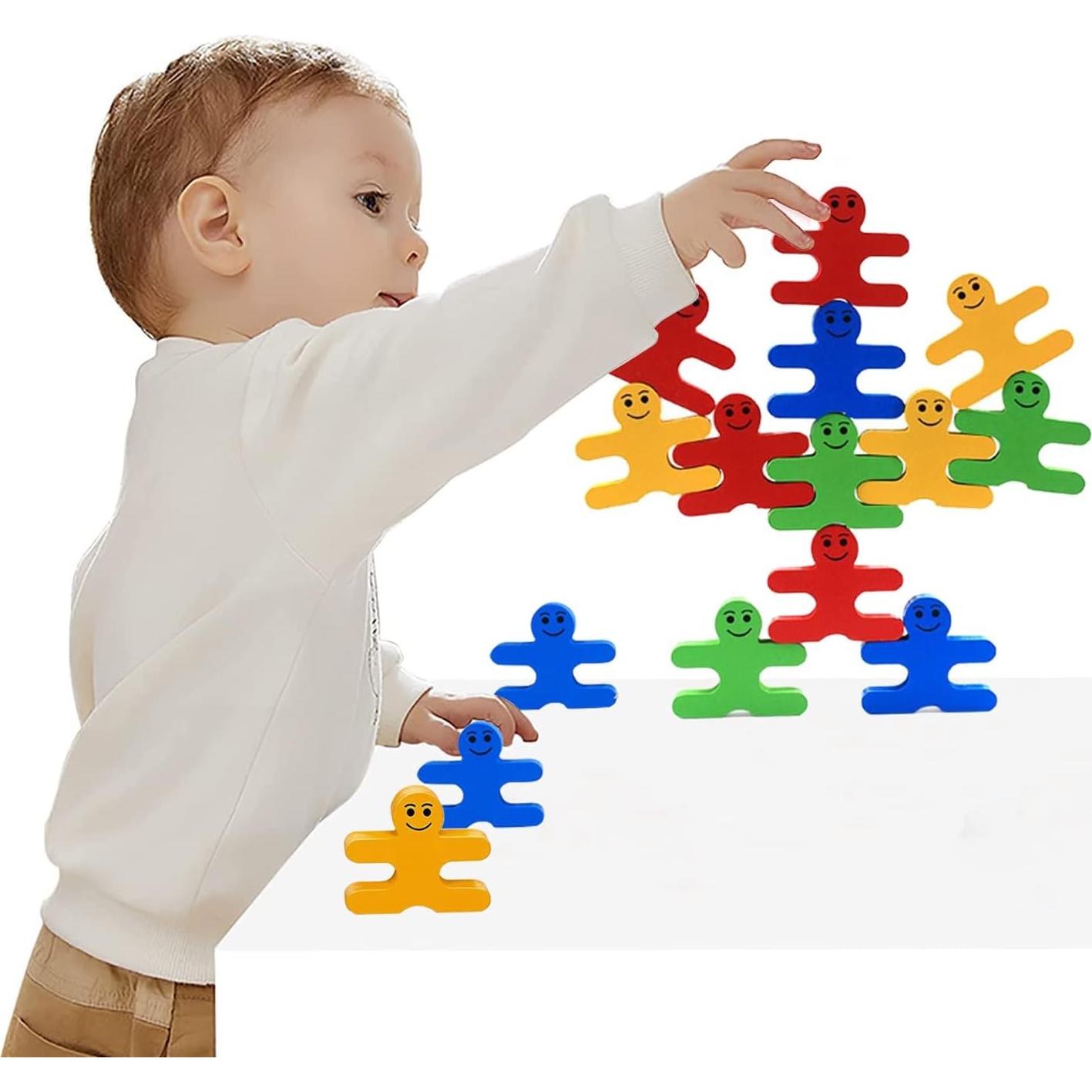 Bloques de Construcción de Madera Umbresen 16 Piezas 3D Educativos