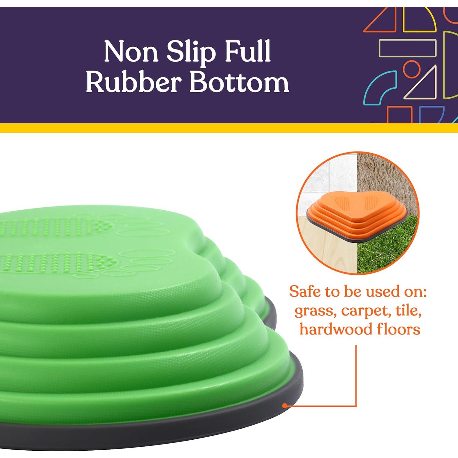 Piedras de Equilibrio Suministros Especiales 10 Piezas Goma Antideslizante