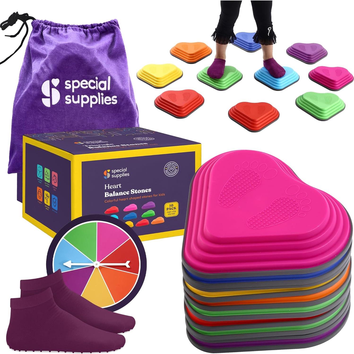 Piedras de Equilibrio Suministros Especiales 10 Piezas Goma Antideslizante