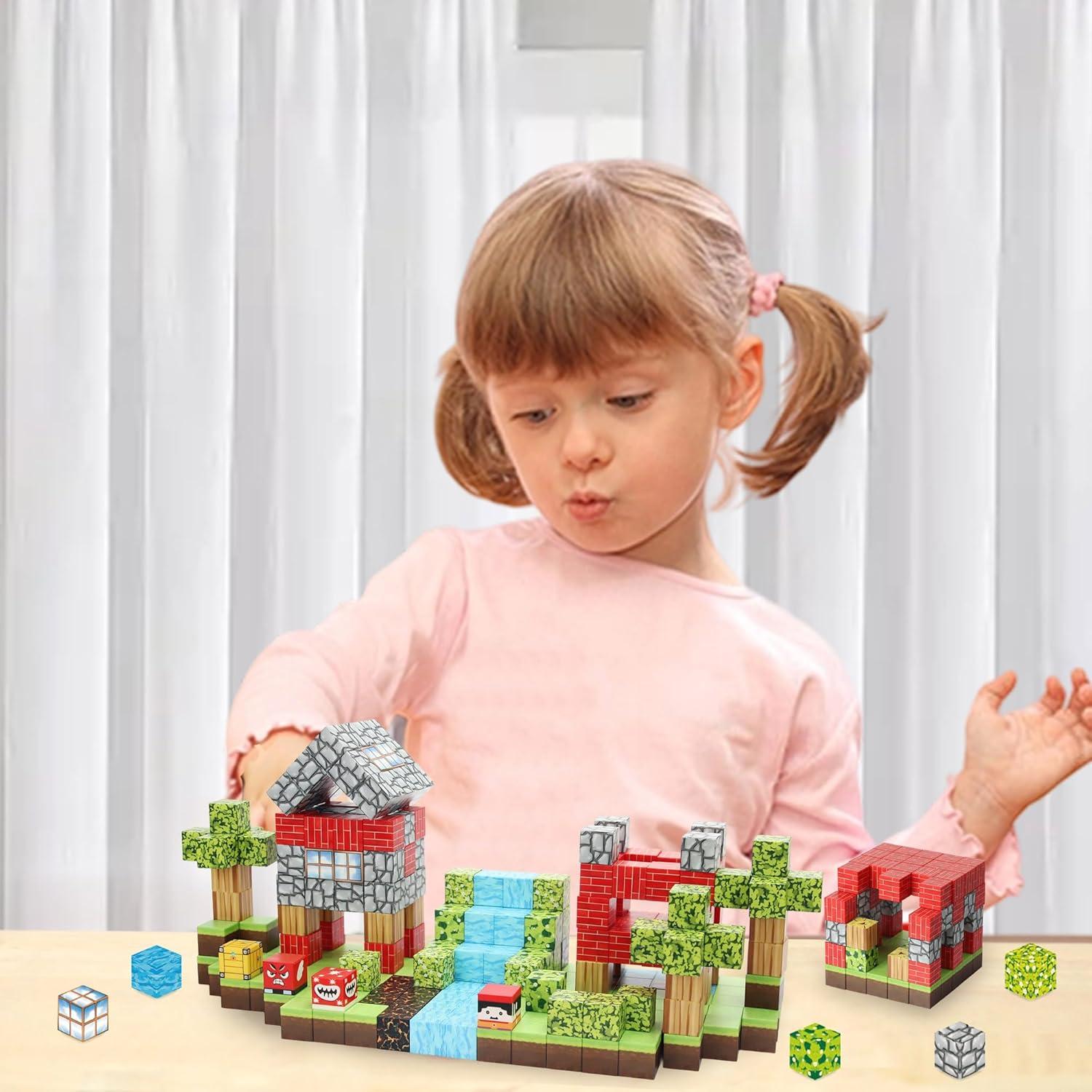 176 Piezas Bloques Magnéticos DUSH PACE para Niños 3+ Años