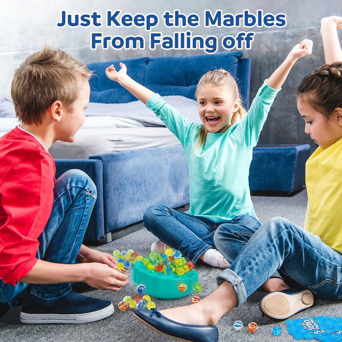 Juego de Equilibrio de Canicas Meemazi - 60 Canicas Coloridas