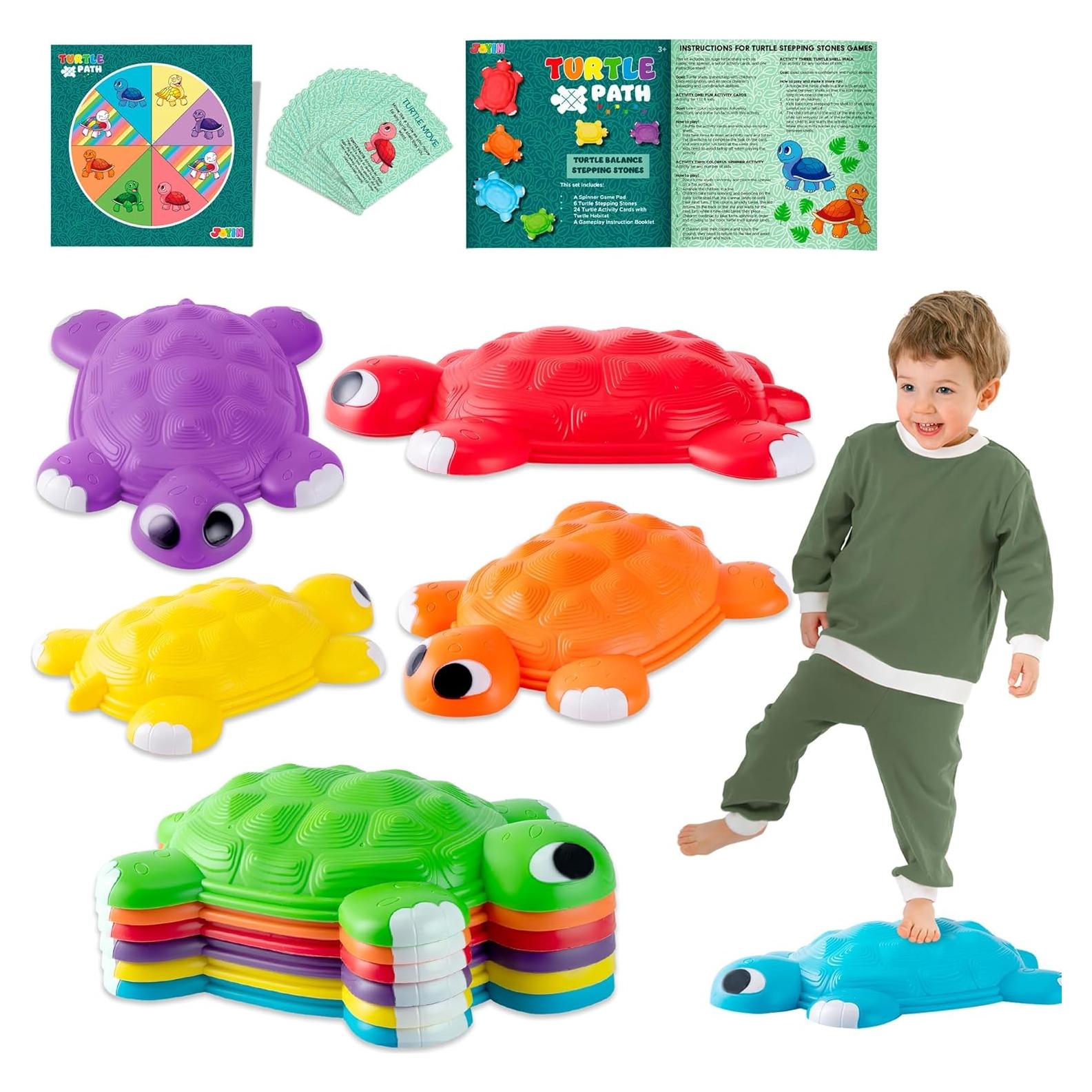 Piedras de Equilibrio Tortuga JOYIN 6 Pcs para Niños 3+