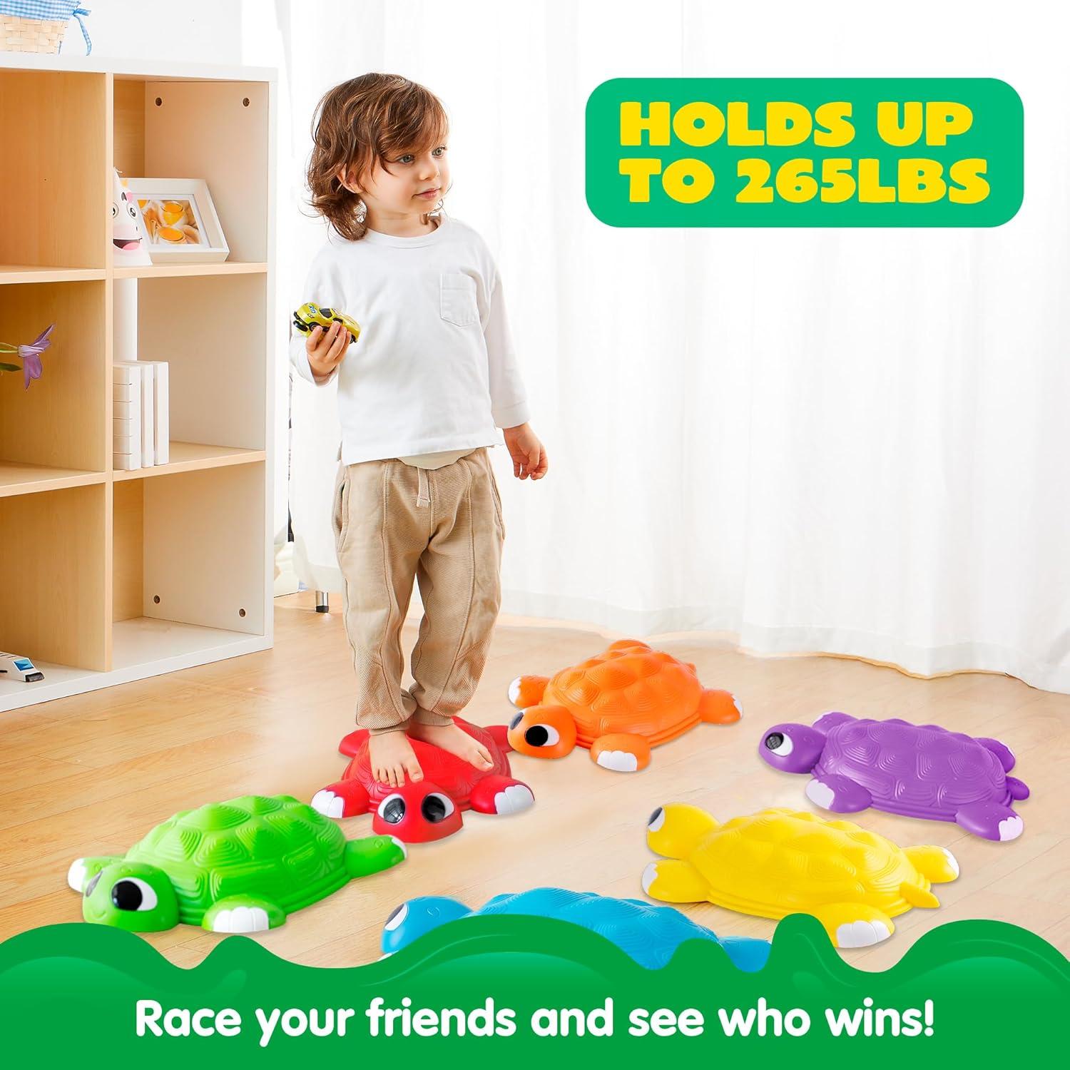 Piedras de Equilibrio Tortuga JOYIN 6 Pcs para Niños 3+