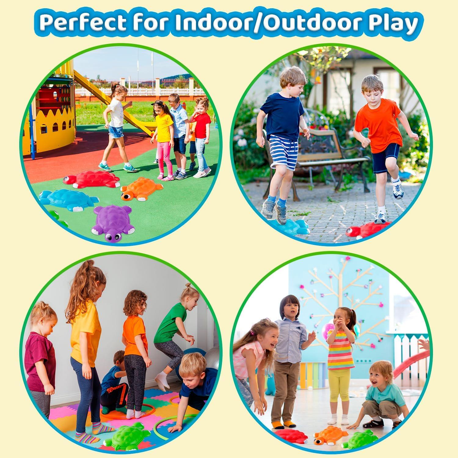 Piedras de Equilibrio Tortuga JOYIN 6 Pcs para Niños 3+