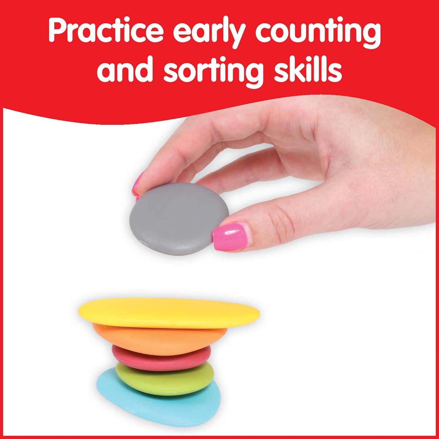 Piedras Arcoíris Junior EDX Education - 36 Piezas - 18M+