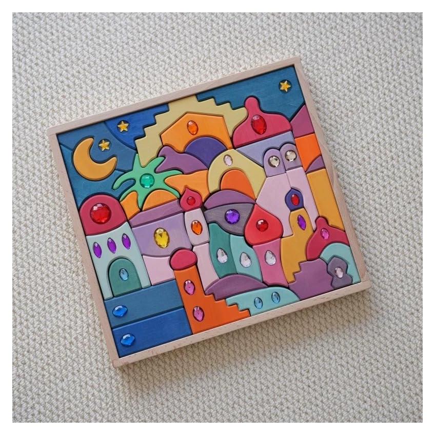 52PCS Bloques de Gemas de Madera KOAICS Playa Lunar 1.30kg