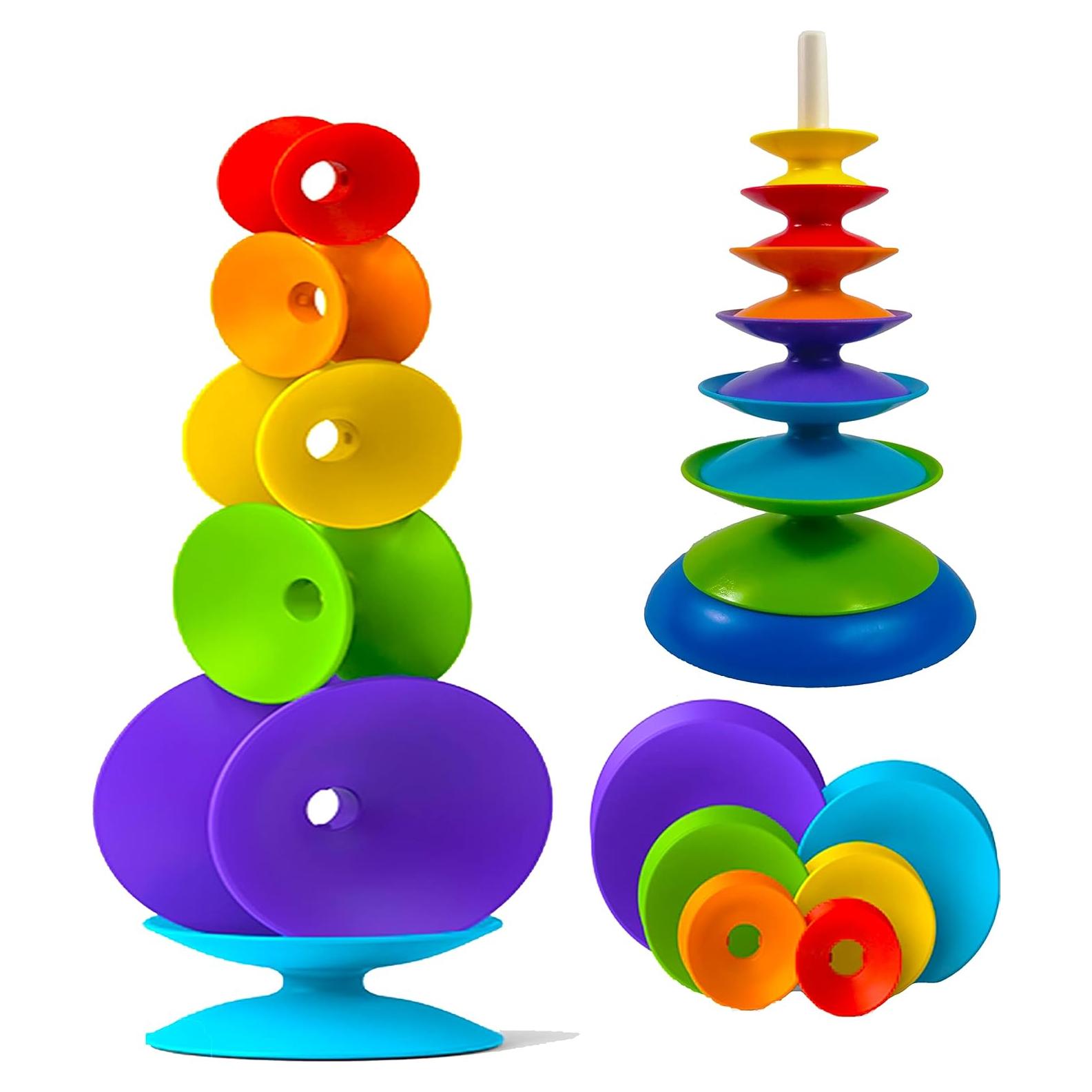 Juguete Apilable Giratorio TOYARA - Desarrollo Infantil 0-5 Años
