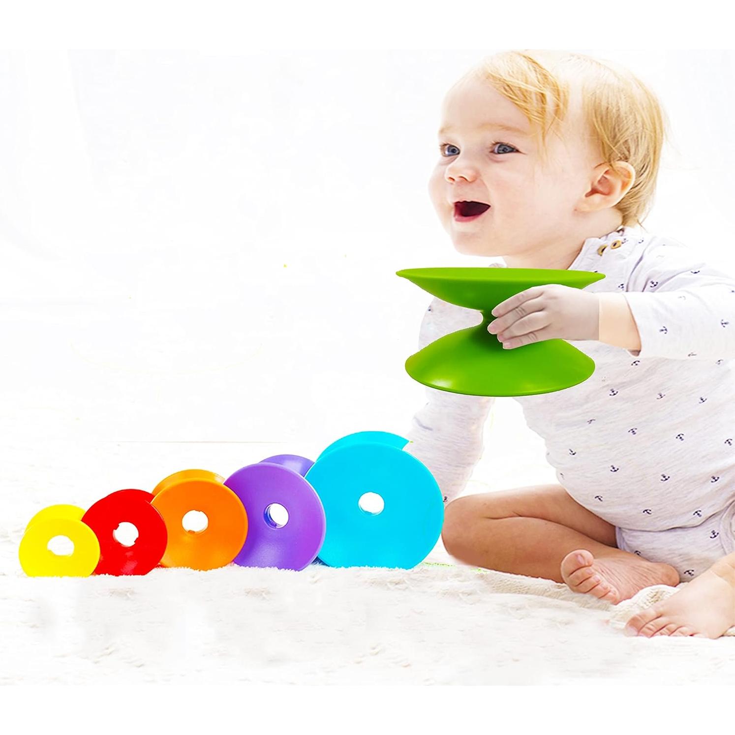 Juguete Apilable Giratorio TOYARA - Desarrollo Infantil 0-5 Años