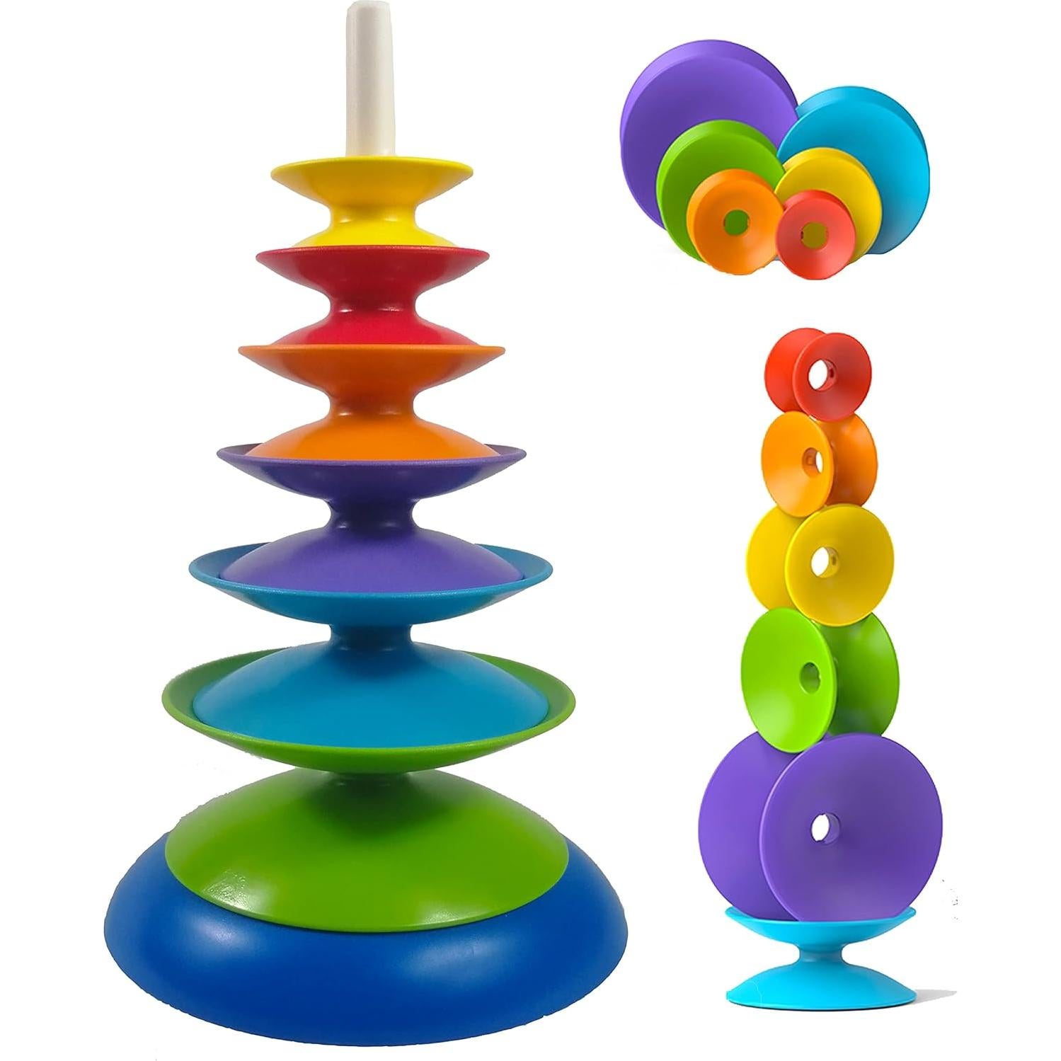 Juguete Apilable Giratorio TOYARA - Desarrollo Infantil 0-5 Años