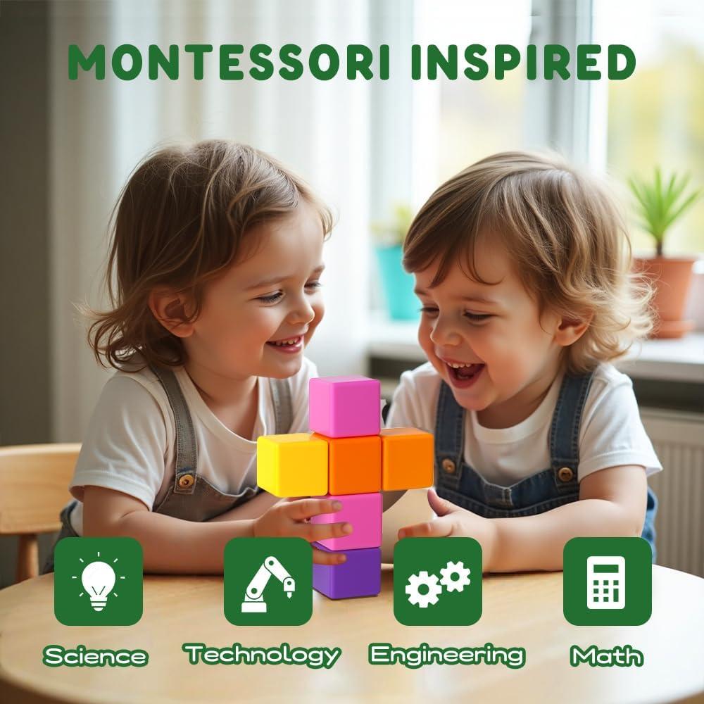 Bloques Magnéticos Grandes Pairez Toys 16PCS 4.2 cm 8 Colores