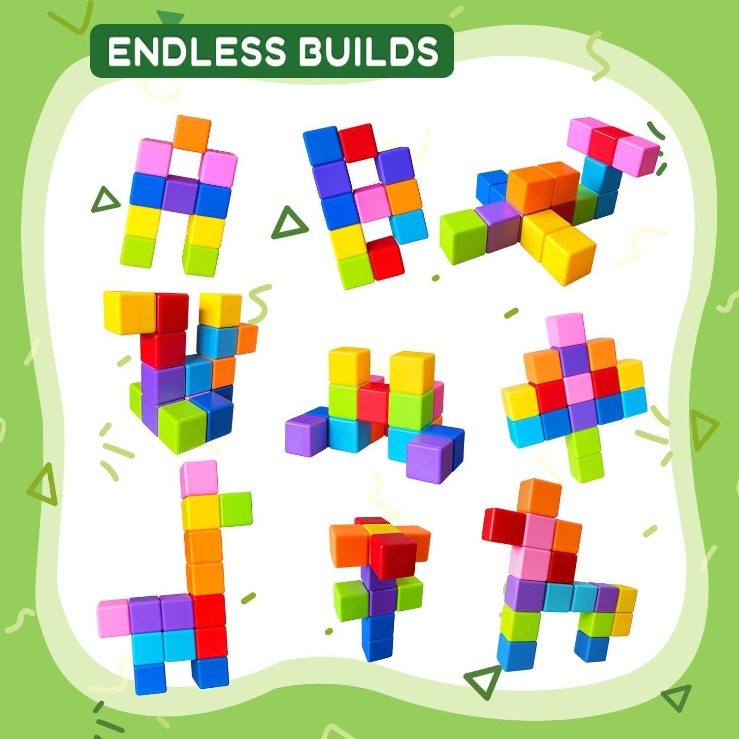 Bloques Magnéticos Grandes Pairez Toys 16PCS 4.2 cm 8 Colores