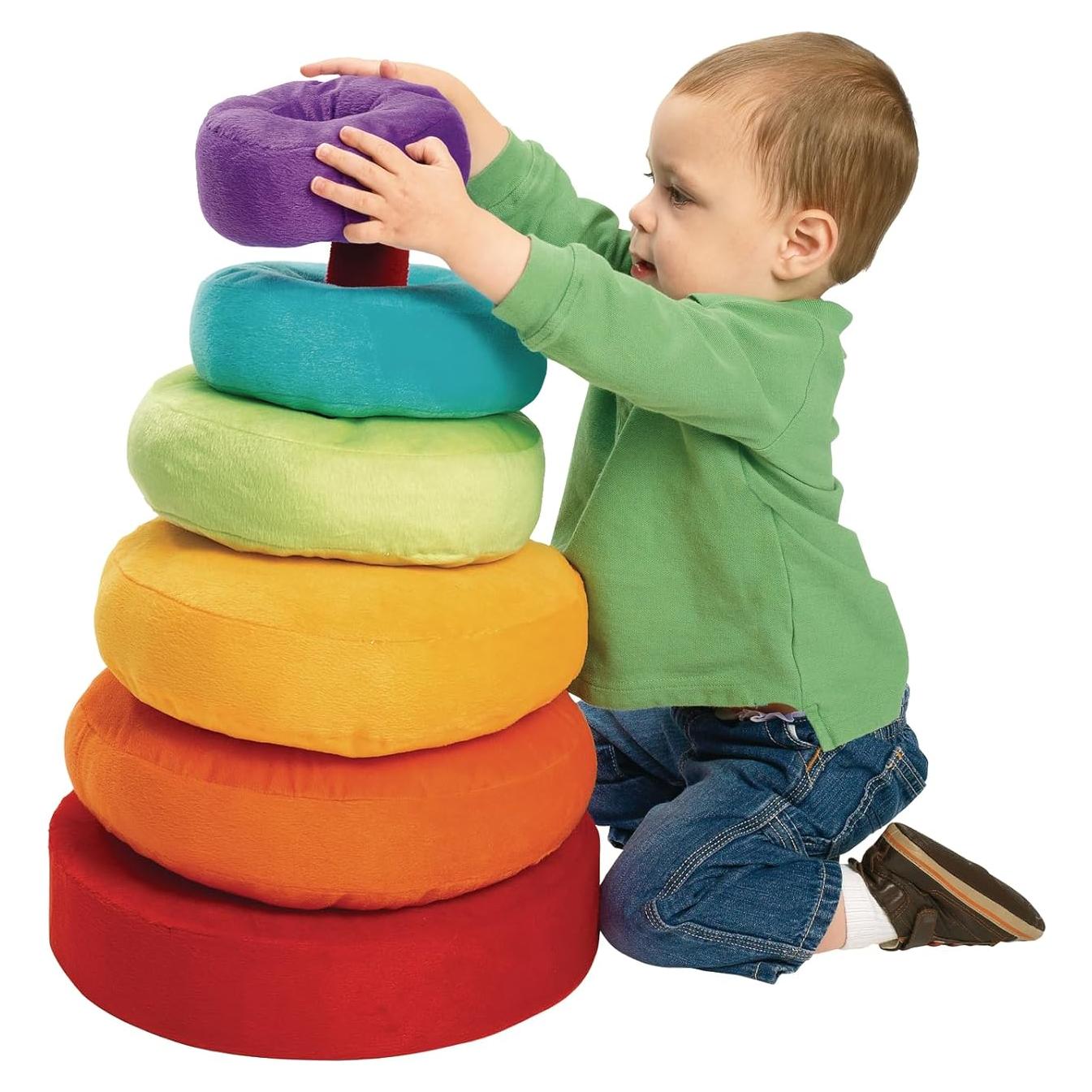 Anillo de Apilamiento Gigante de Felpa Excellerations 52 cm