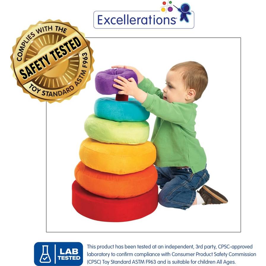 Anillo de Apilamiento Gigante de Felpa Excellerations 52 cm