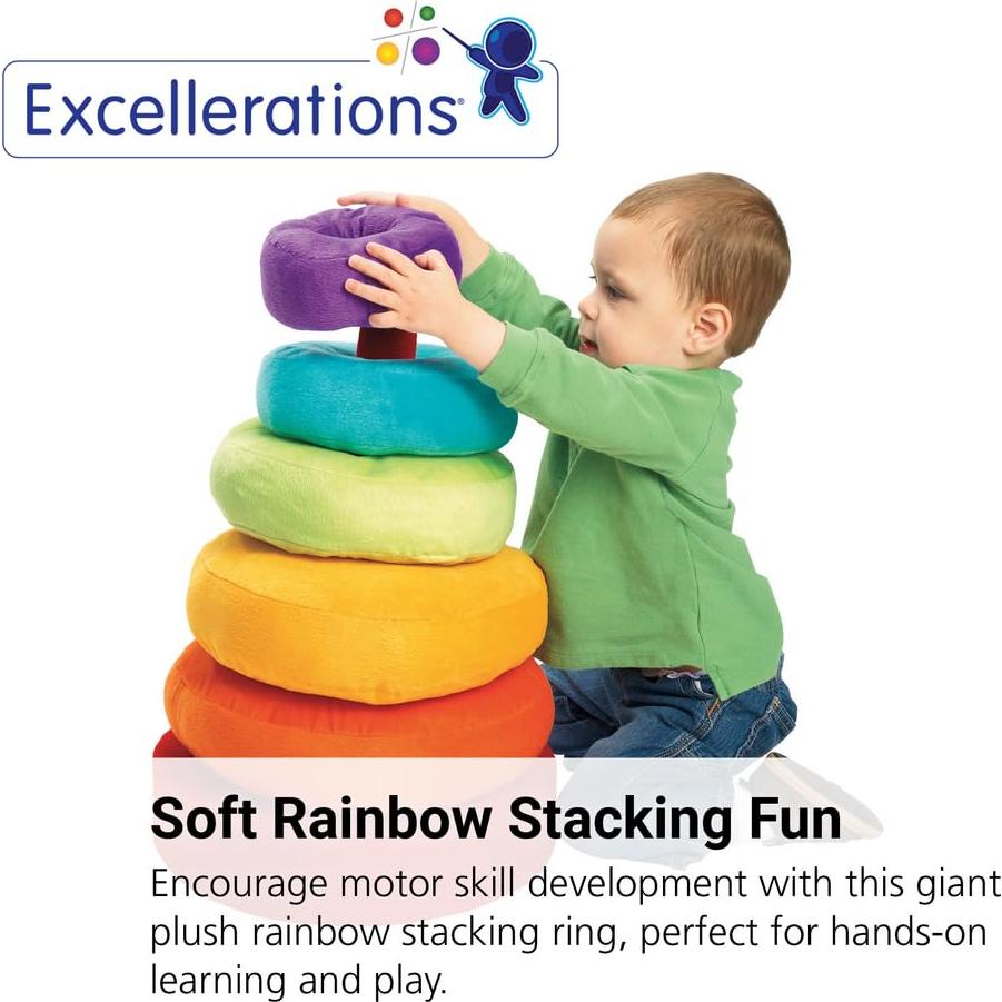 Anillo de Apilamiento Gigante de Felpa Excellerations 52 cm