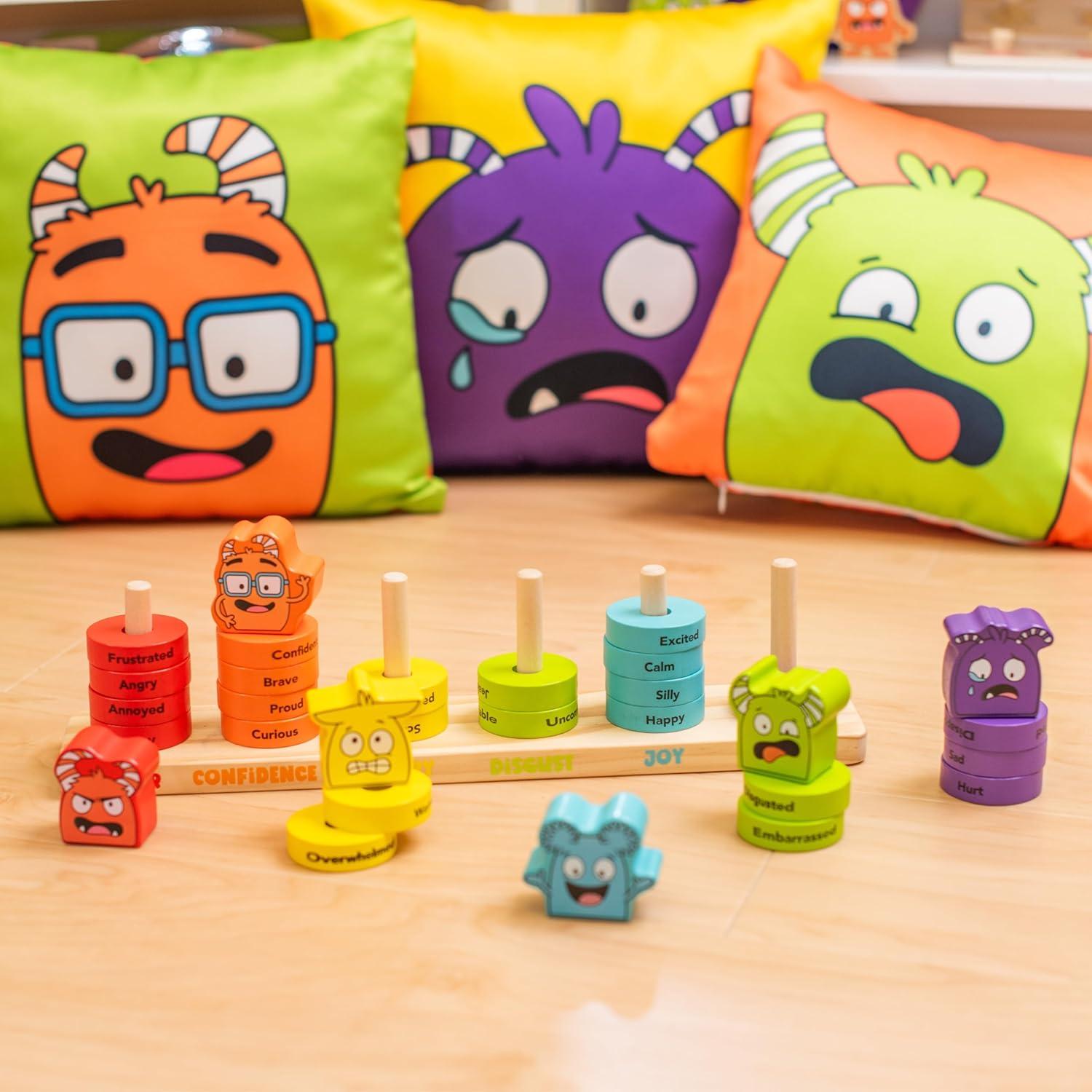 Anillos Apilables de Emociones Open The Joy - Juguete Montessori 30 Piezas