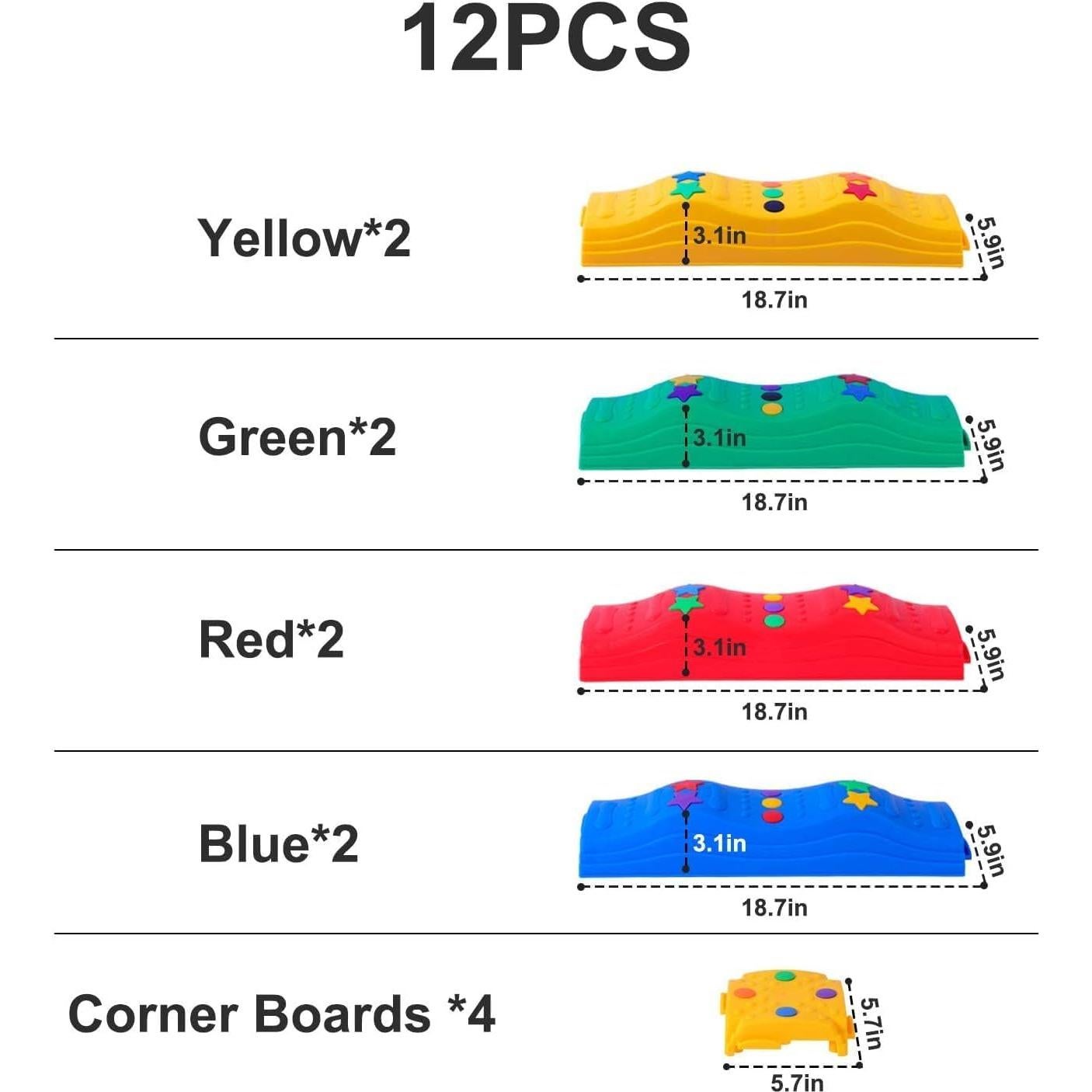 Viga de Equilibrio MOCUTEEN para Niños Antideslizante 99.79 kg