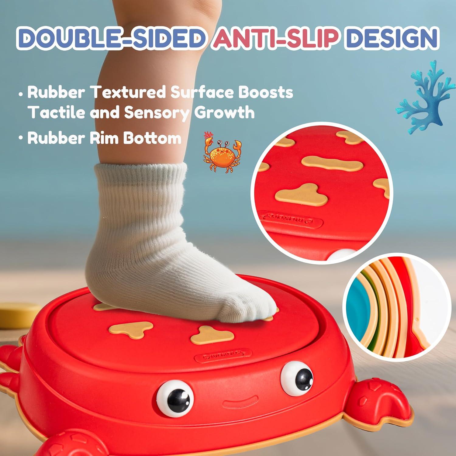 Piedras de Paso Sensoriales Makarci para Niños - 5 Piezas