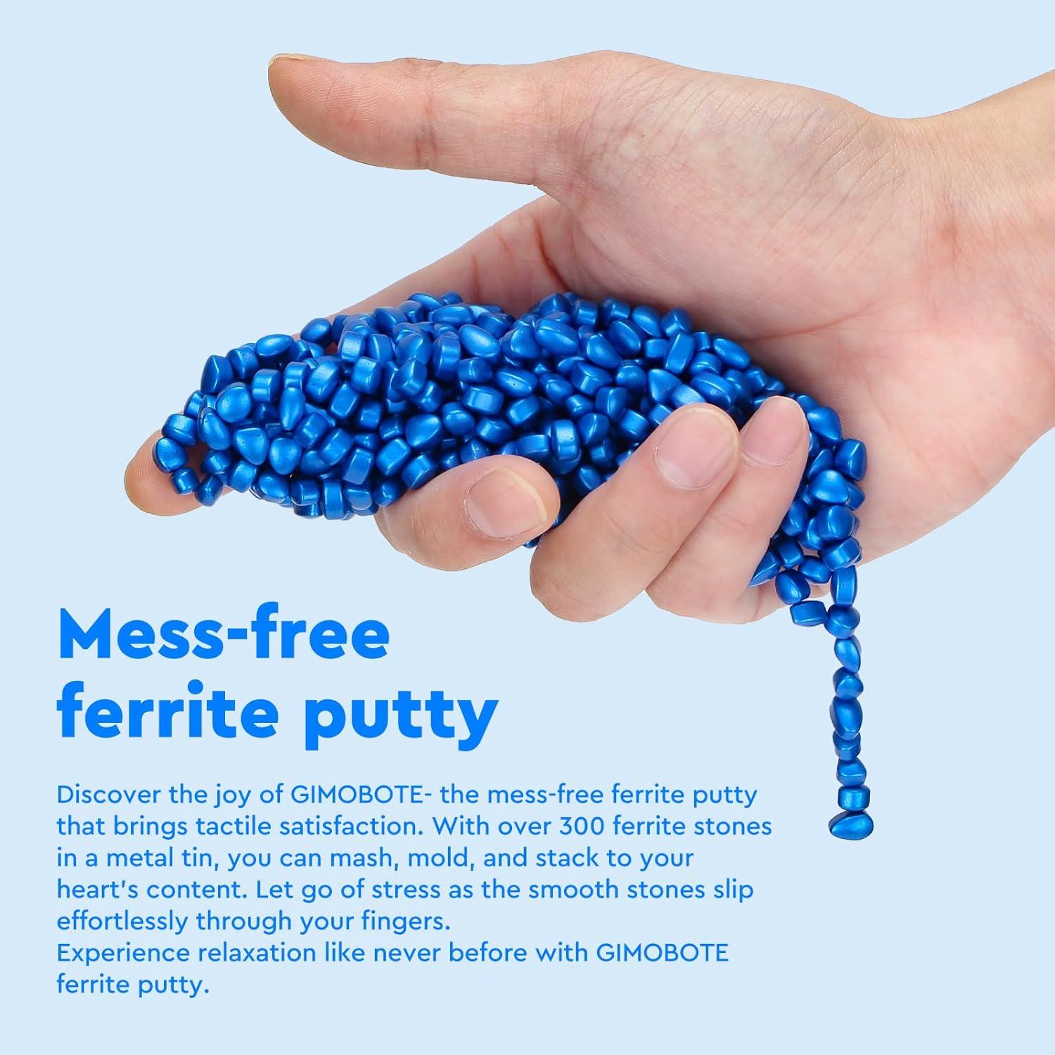 Masilla de Ferrita Azul GIMOBOTE 300 PCS - Alivio del Estrés
