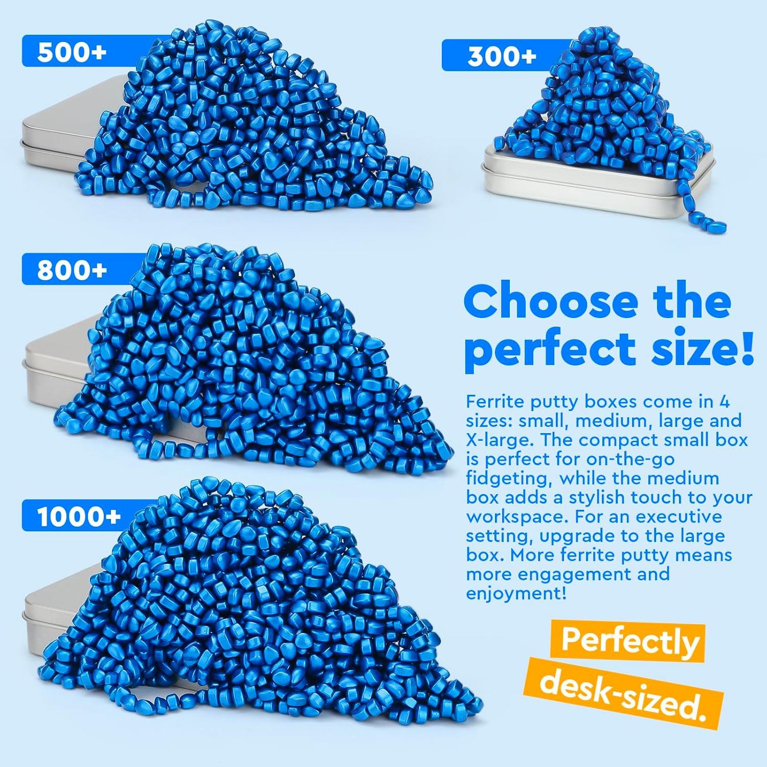 Masilla de Ferrita Azul GIMOBOTE 300 PCS - Alivio del Estrés