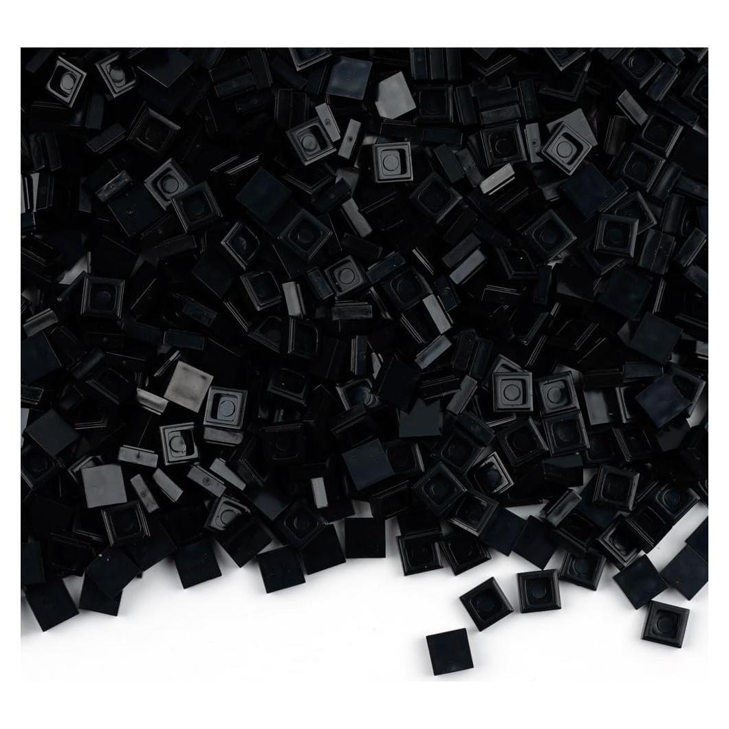 Bloques de Construcción WSRYLTCH 1x1 Negro 1500 Piezas