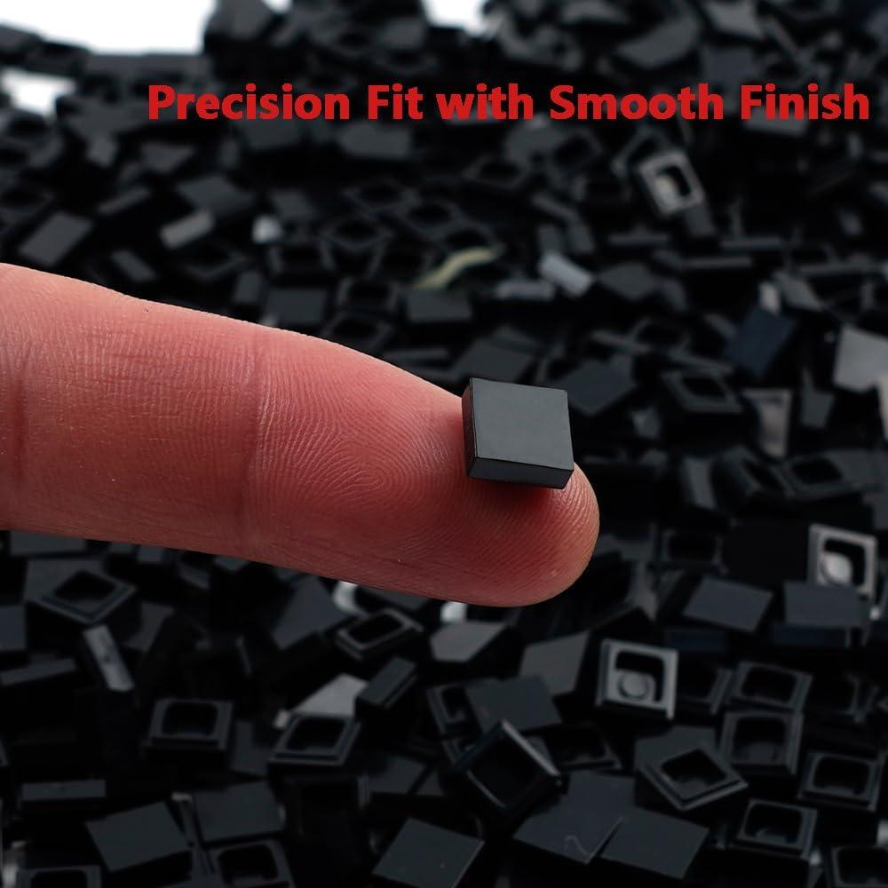 Bloques de Construcción WSRYLTCH 1x1 Negro 1500 Piezas