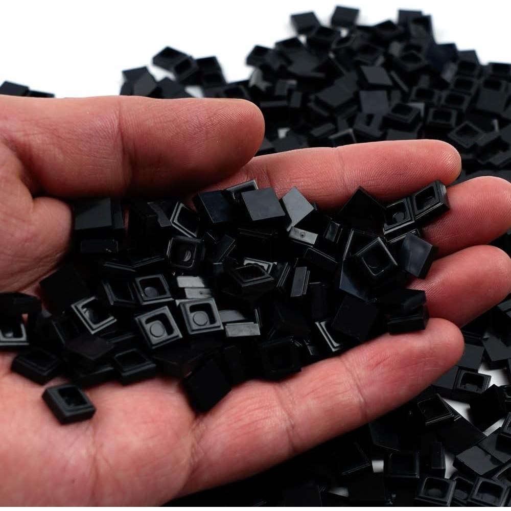 Bloques de Construcción WSRYLTCH 1x1 Negro 1500 Piezas