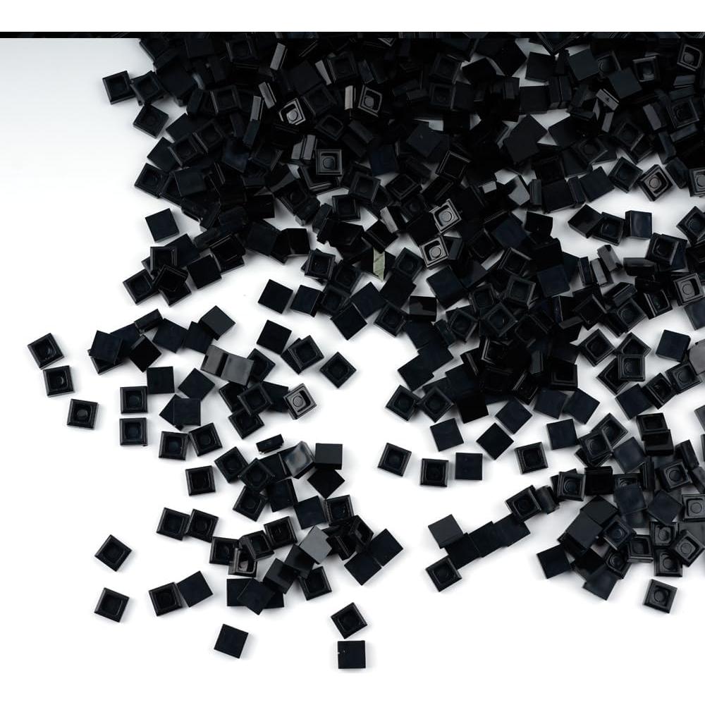 Bloques de Construcción WSRYLTCH 1x1 Negro 1500 Piezas