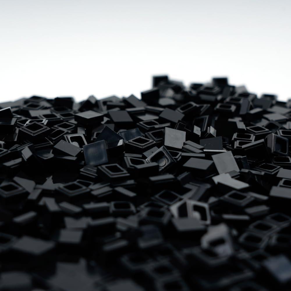 Bloques de Construcción WSRYLTCH 1x1 Negro 1500 Piezas