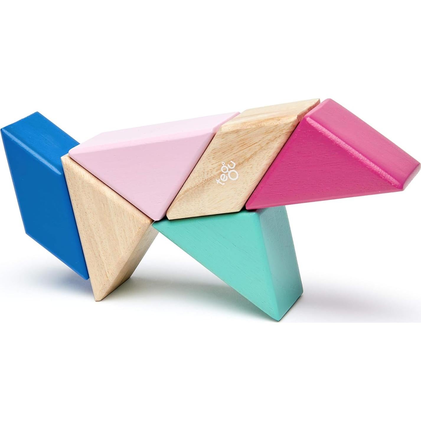 Juego de Bloques Magnéticos Tegu Floración 6 Piezas 15x8.9 cm