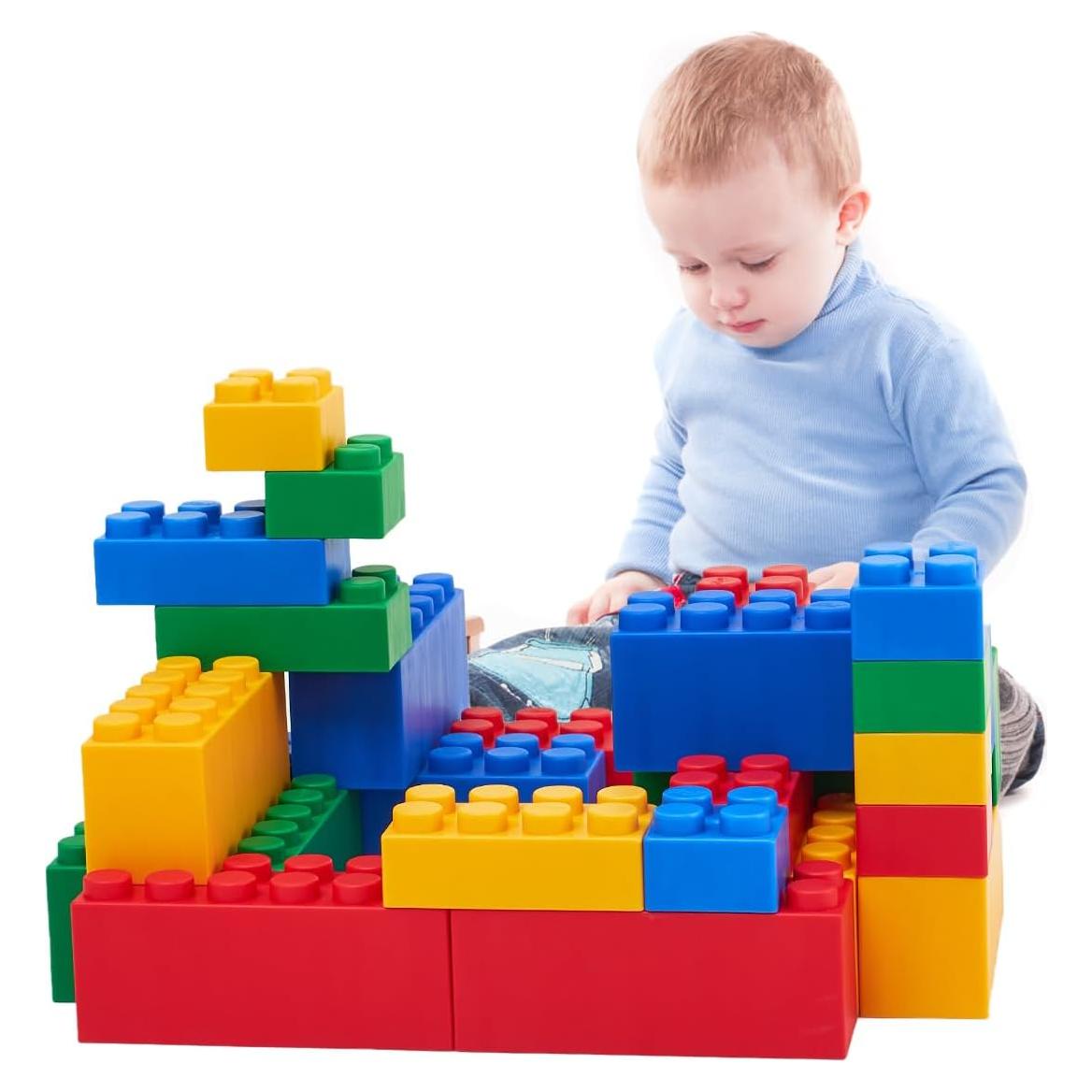 Set de Bloques de Construcción Suaves UNiPLAY 24 Piezas 3+ Años