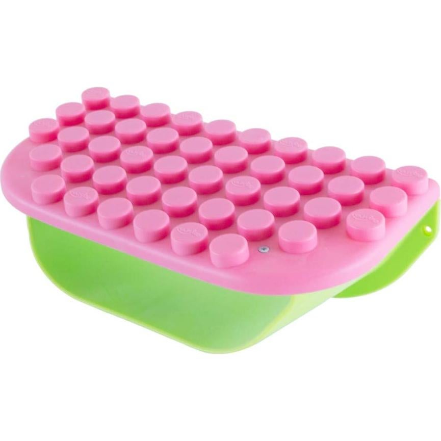 Estante de Juego UNiPLAY con 11 Bloques Suaves Rosa