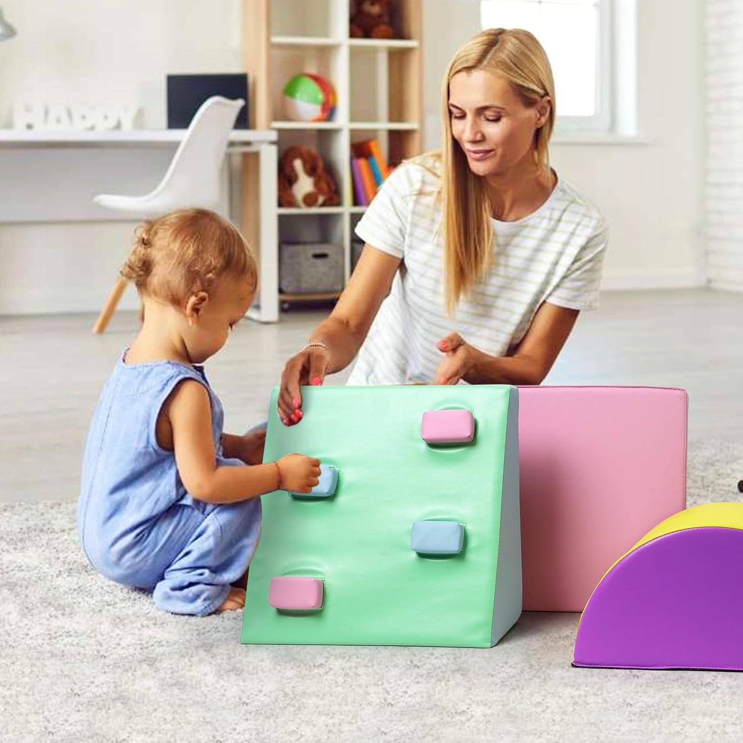 Conjunto de Escalada Suave Hipicute 5PCS para Niños 1-3 Años