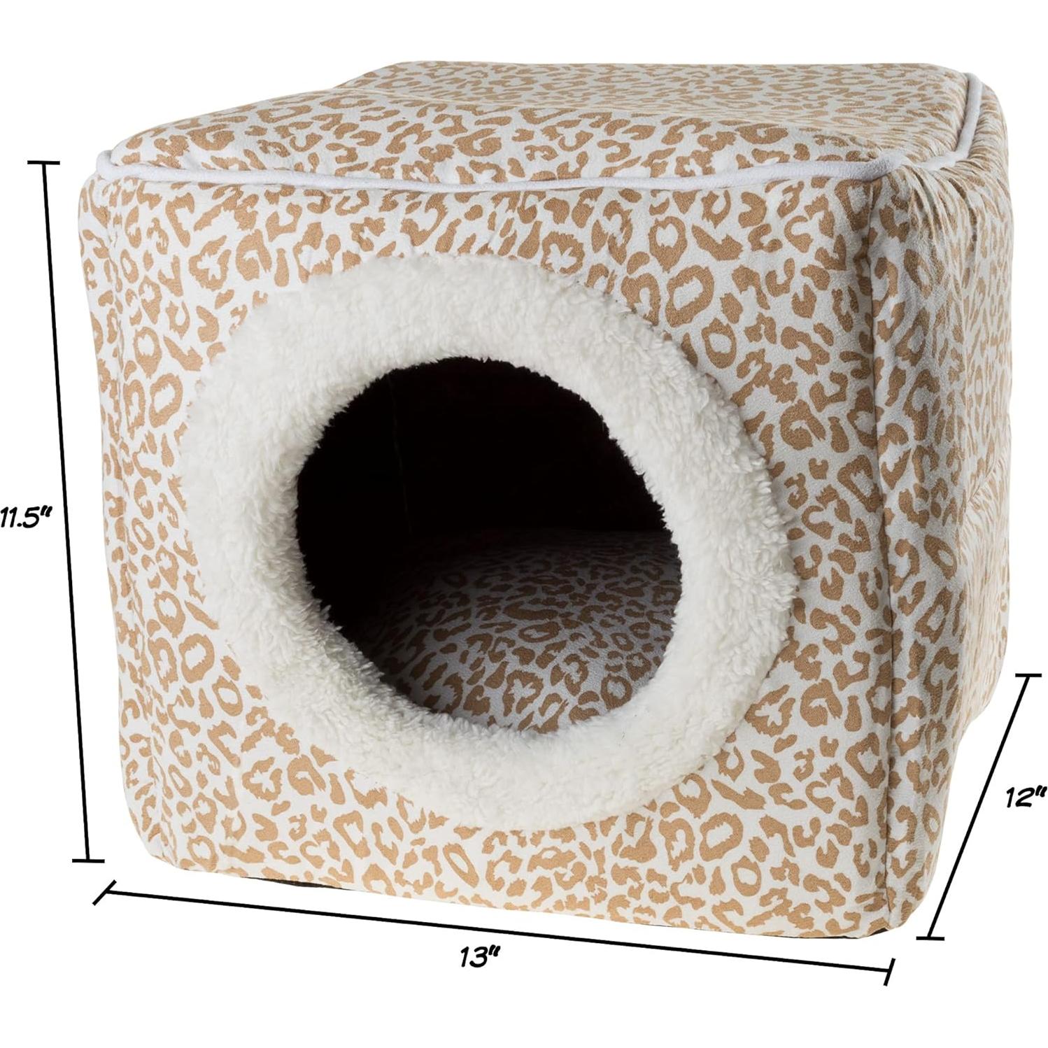 Cueva para Gatos PETMAKER Beige/Blanco 33x30x29 cm