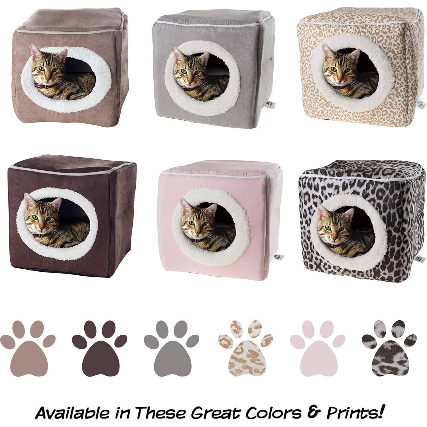 Cueva para Gatos PETMAKER Beige/Blanco 33x30x29 cm