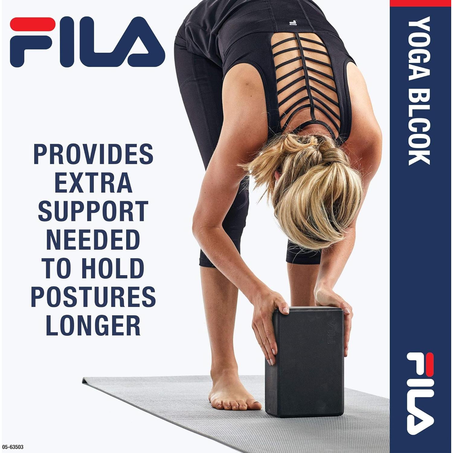 Bloque de Yoga FILA Accessories EVA Azul 22.86x15.24x10.16 cm