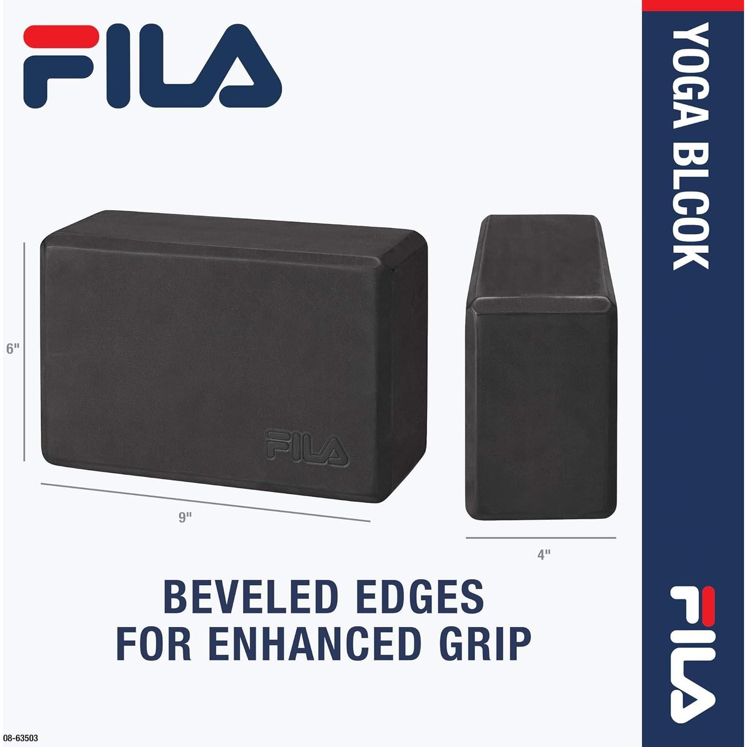Bloque de Yoga FILA Accessories EVA Azul 22.86x15.24x10.16 cm