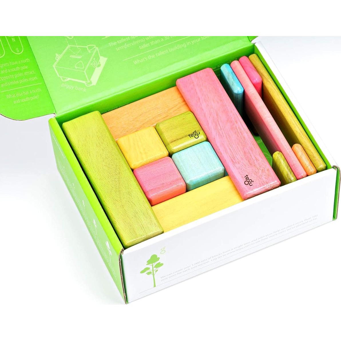 Juego de Bloques Magnéticos Tegu 26 Piezas para Niños 0+