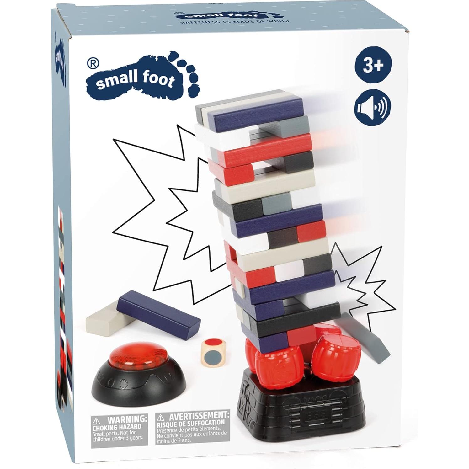 Torre Inestable de Dinamita Small Foot - Juego de Madera 19x11cm