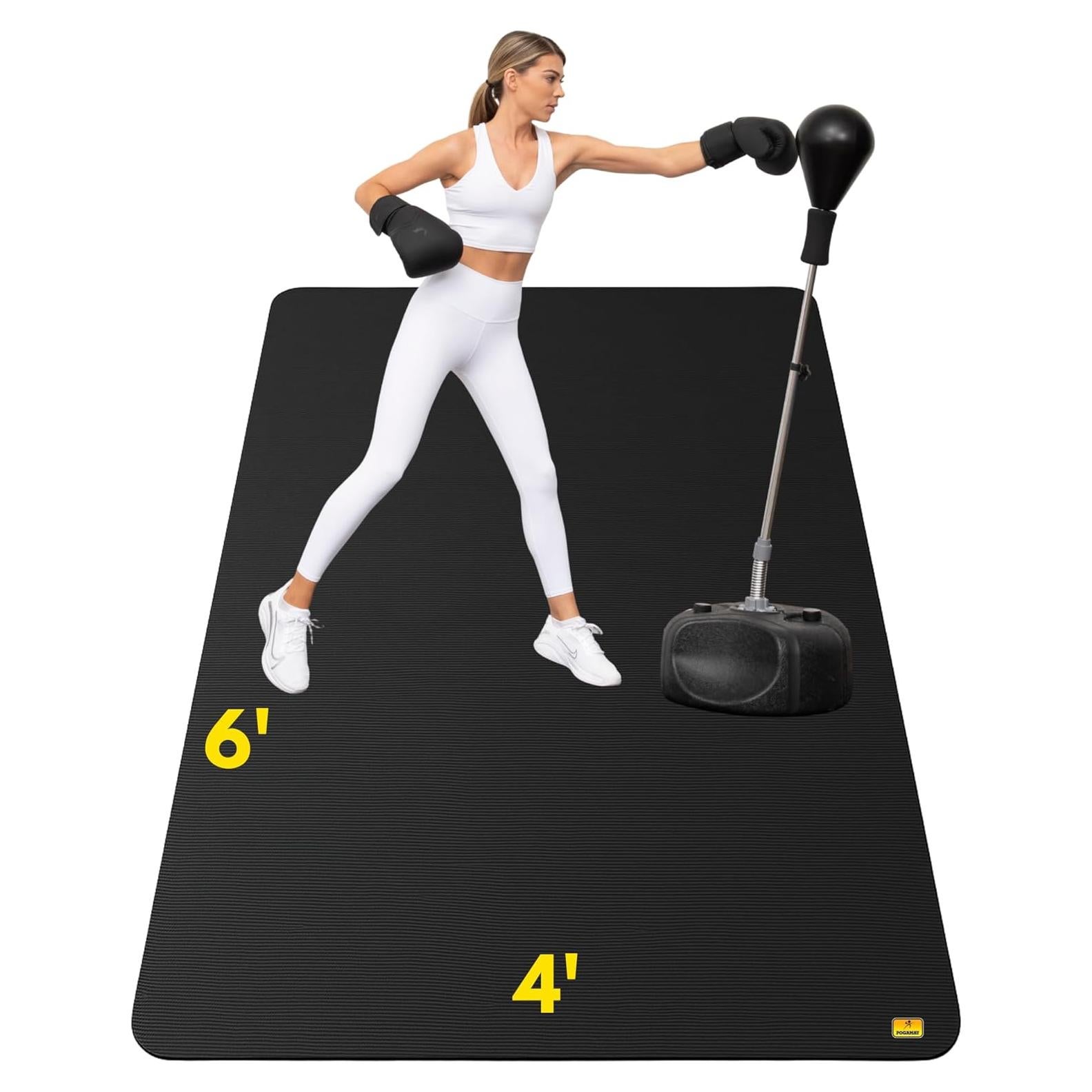 Alfombrilla de Ejercicio Pogamat 183x122cm Antideslizante