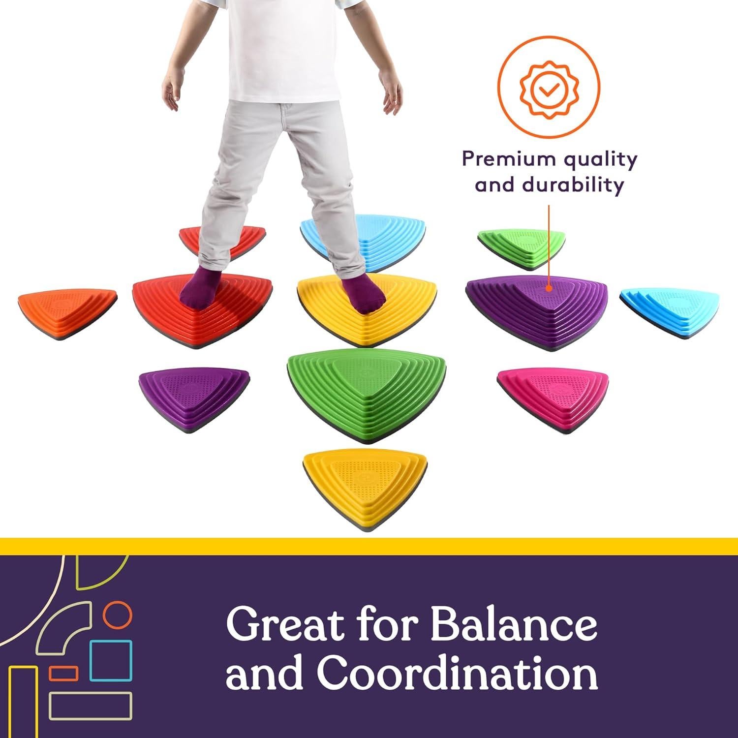 Piedras de Equilibrio Suministros Especiales Set de 12 Multicolor