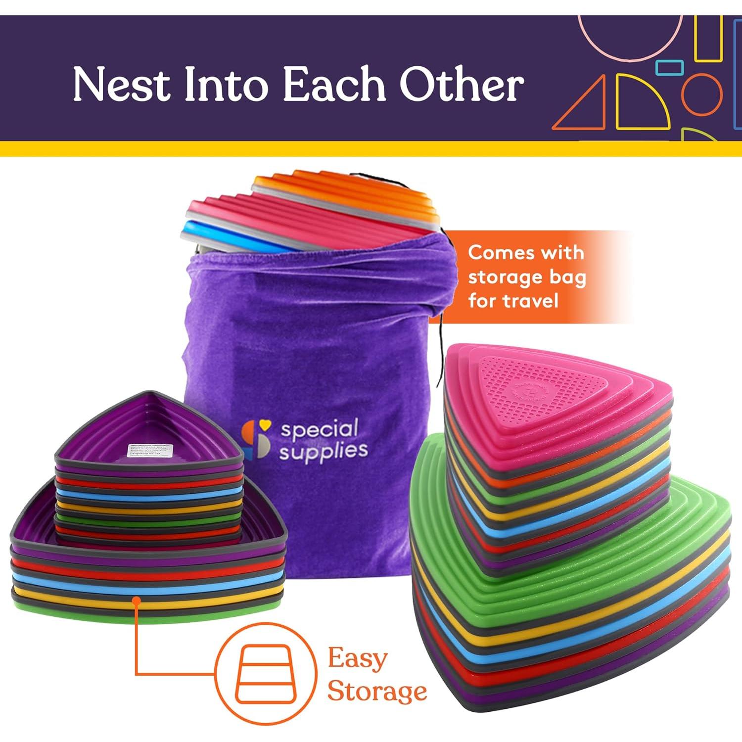 Piedras de Equilibrio Suministros Especiales Set de 12 Multicolor