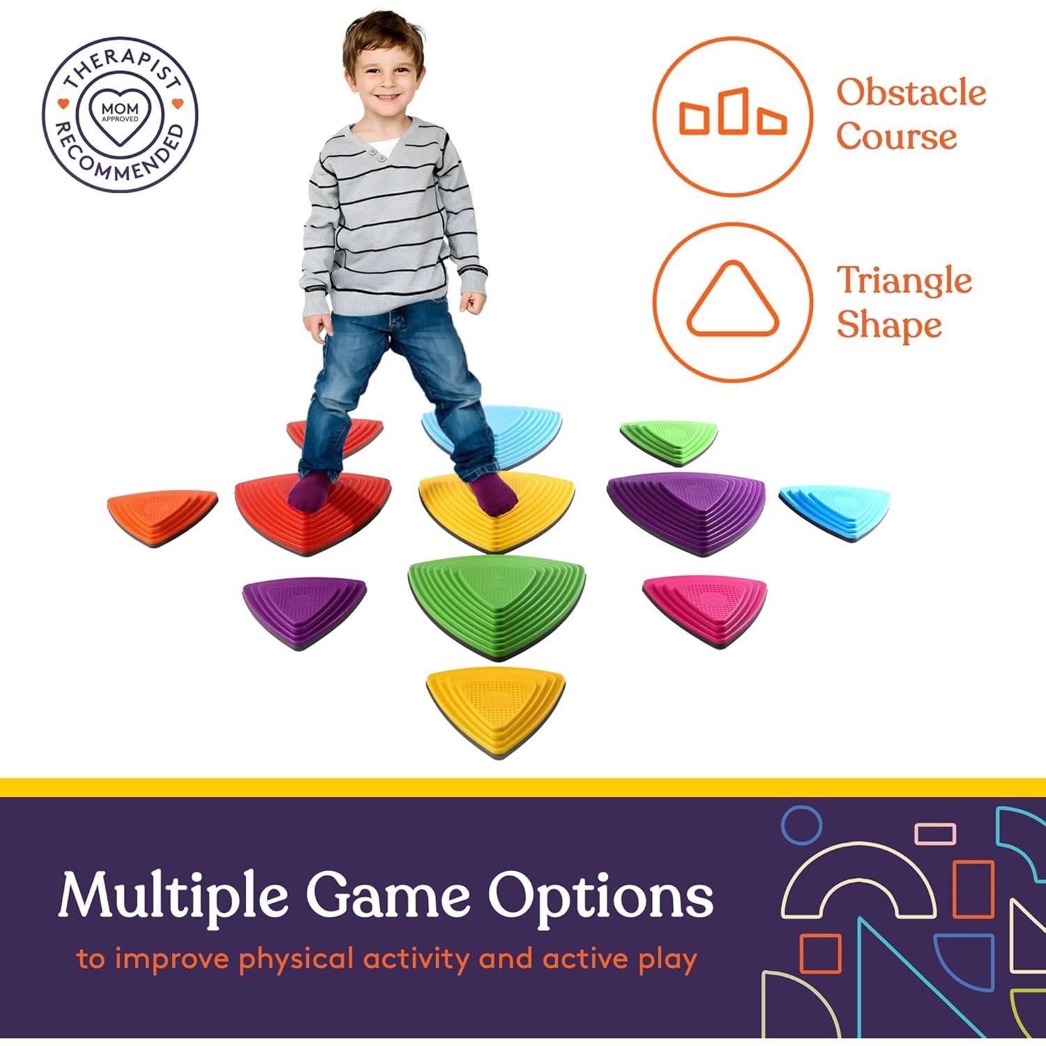 Piedras de Equilibrio Suministros Especiales Set de 12 Multicolor