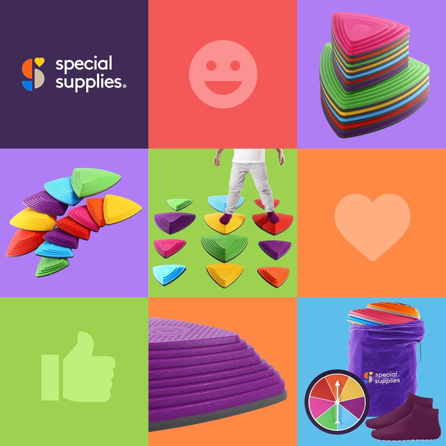 Piedras de Equilibrio Suministros Especiales Set de 12 Multicolor