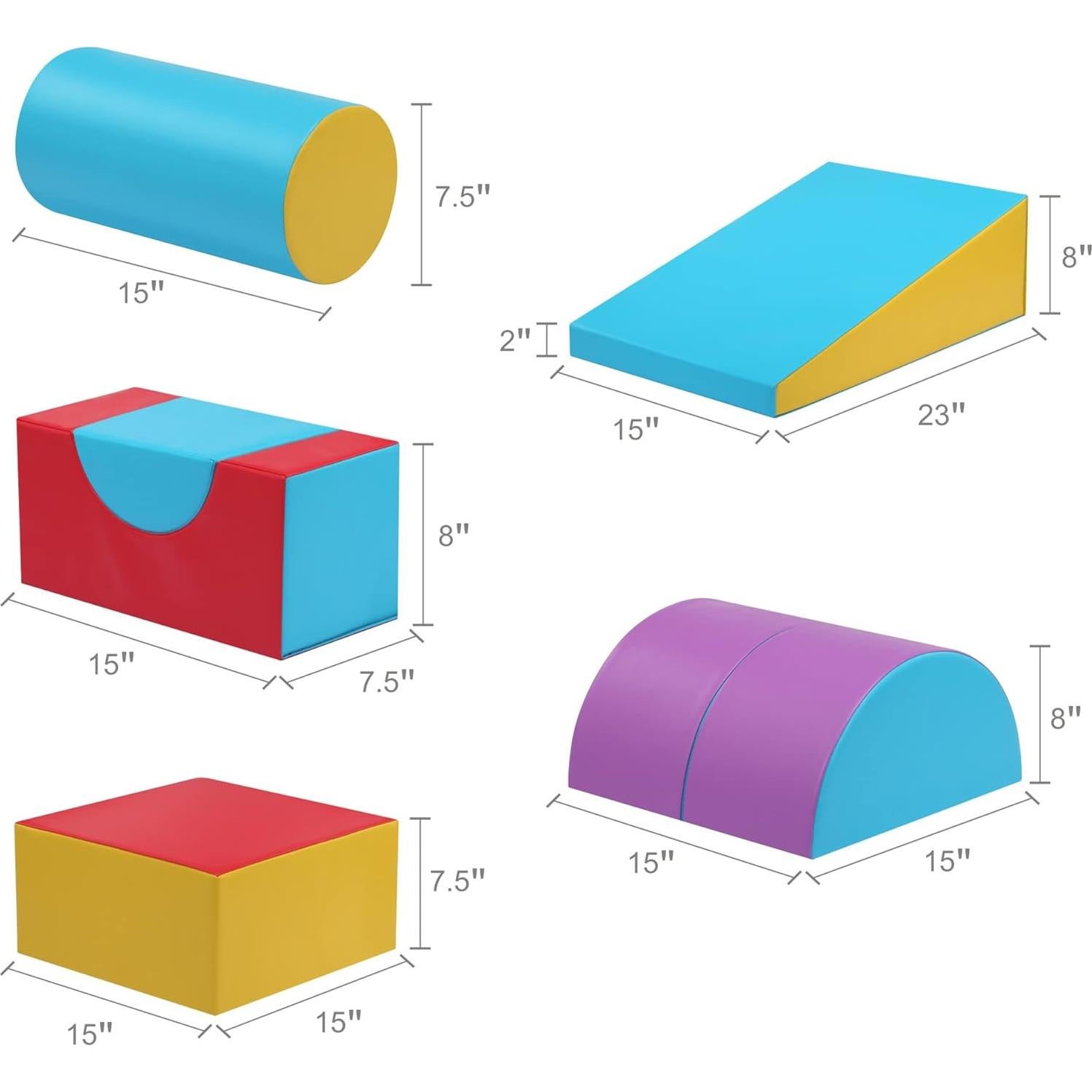 Conjunto de Juguetes de Escalada M HI-Mat 5 Piezas para Niños