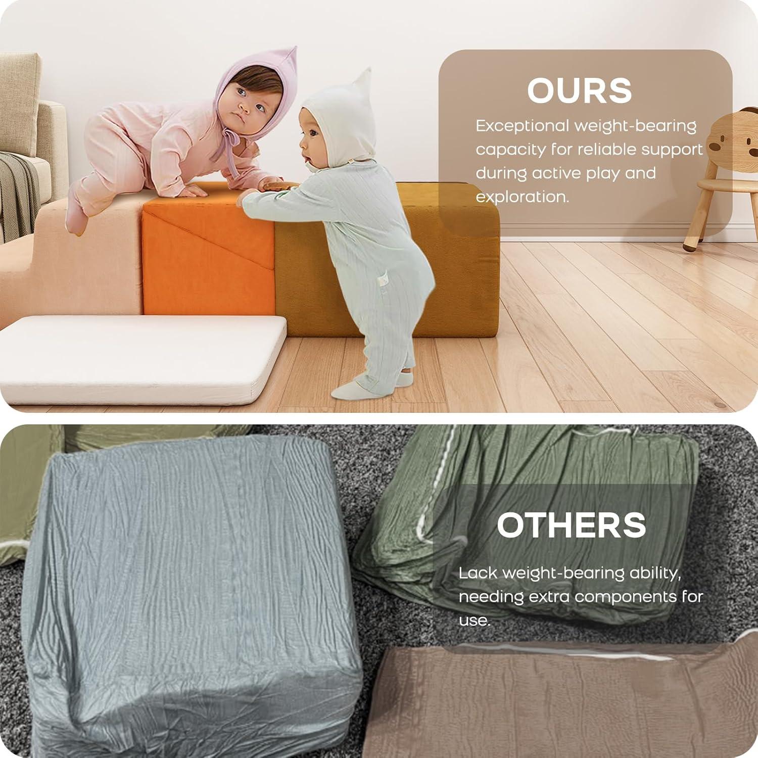 Juego de Bloques de Espuma para Escalar BanaSuper 6 Piezas