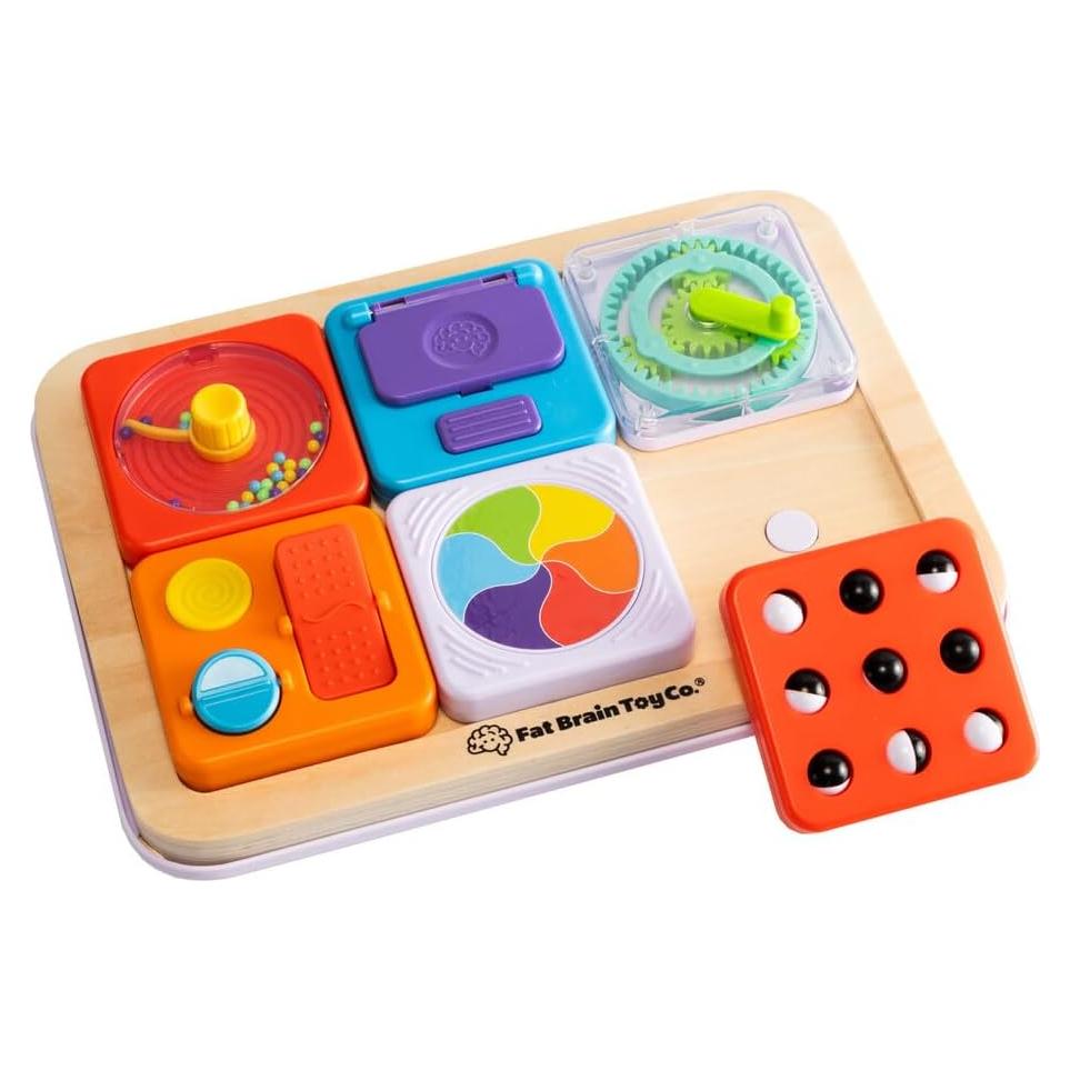 Tablero de Actividad Sensorial Modular Fat Brain Toys 12+ meses