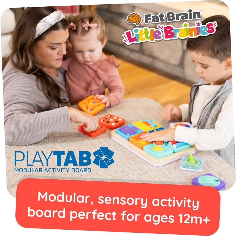 Tablero de Actividad Sensorial Modular Fat Brain Toys 12+ meses