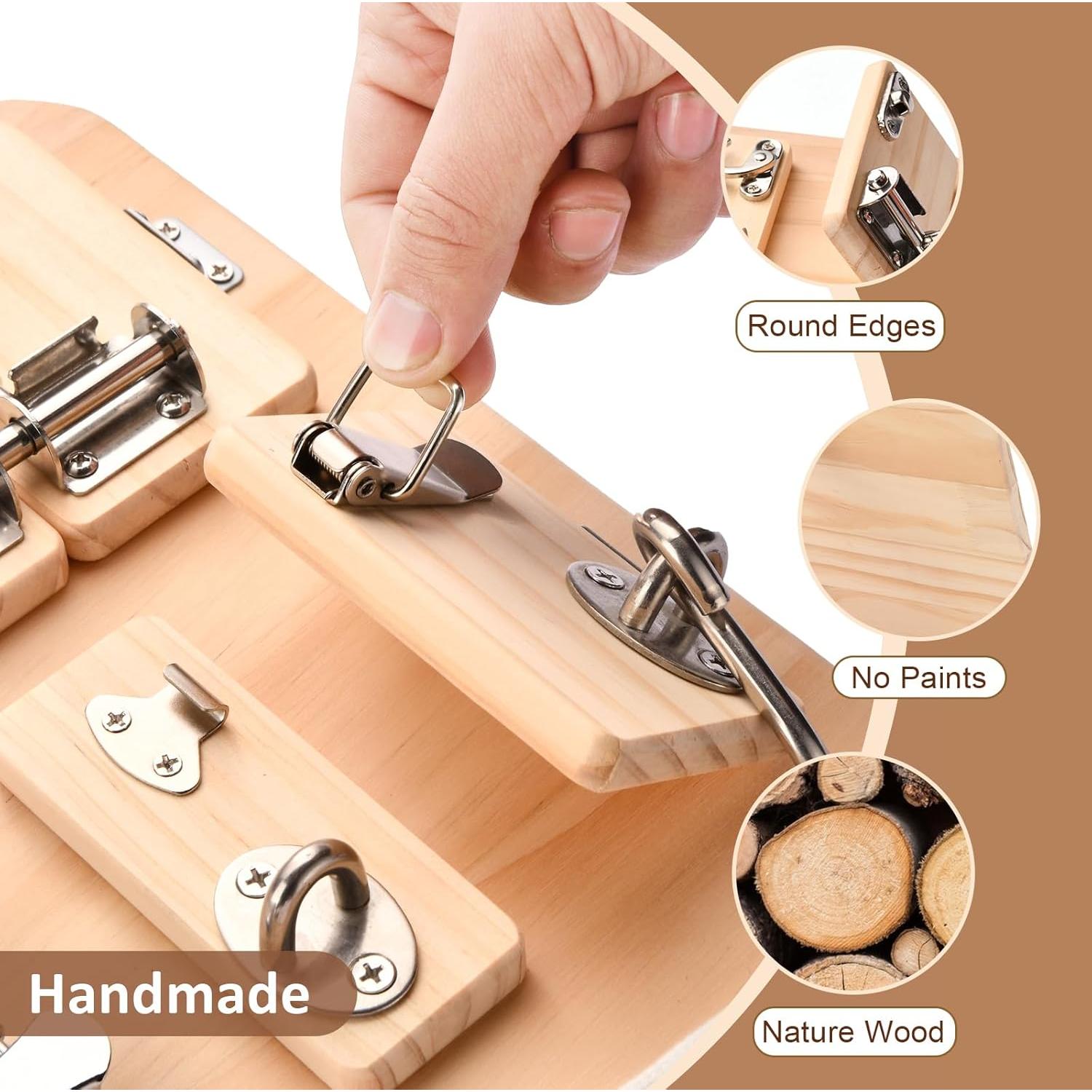 Tablero Ocupado Montessori Potatomato 21 en 1 para Niños 3 a 20 Años